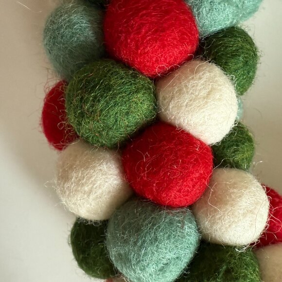 COPY - Trader Joe's 10" Felt Christmas Wreath - NWOT - Picture 4 of 4